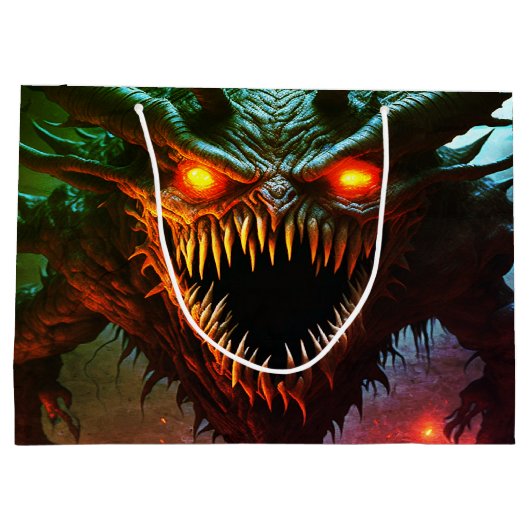 Sac cadeau Halloween Monster géant (Dos)