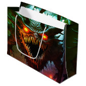 Sac cadeau Halloween Monster géant (Devant Angle)