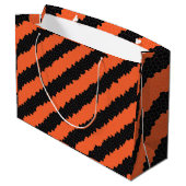 sac cadeau halloween rayures (Dos Angle)