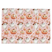 Sac cadeau Halloween rose (Dos)
