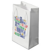 Sac cadeau Hanoukka Words Holiday (Dos Angle)