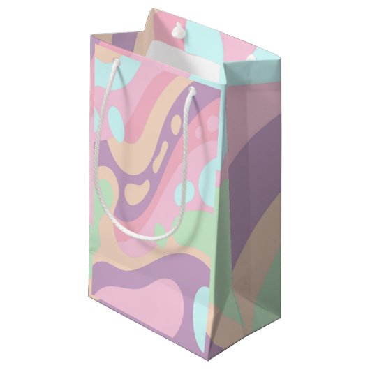 Sac cadeau Happy Colorful Pastel (Devant Angle)