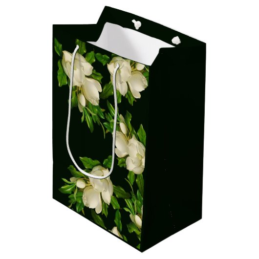 Sac cadeau Heade Giant Magnolia Flower Blossom (Devant Angle)