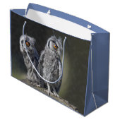 Sac Cadeau Hiboux Bébés (Dos Angle)
