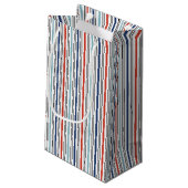 Sac cadeau Holiday Modern Stripes (Dos Angle)