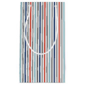 Sac cadeau Holiday Modern Stripes (Devant)