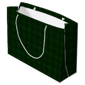 Sac cadeau Holly Berry Green Tartan (Dos Angle)