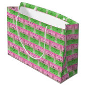 Sac Cadeau Horizontal Flowing Beauty Roselle (Dos Angle)
