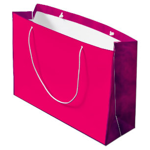 Sac cadeau Hot Pink Purple Edge - Personnalisable