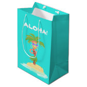 Sac cadeau Hula Palm (Devant Angle)