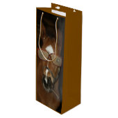 Sac Cadeau Humoristique Cheval Foie Fumer Cigar Vi (Devant Angle)