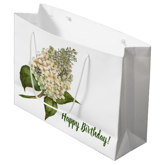 Sac cadeau Hydrangea (Devant Angle)