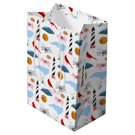 Sac cadeau Icônes de Caroline du Nord (Dos Angle)