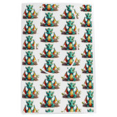 Sac cadeau Imaginaire Motif pour bébé vert Mint (Devant)