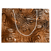 Sac cadeau imprimé "cuivre" moulé (Dos)