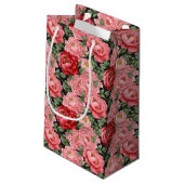 Sac cadeau imprimé floral Peony (Dos Angle)