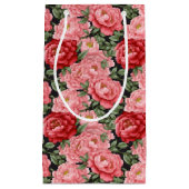 Sac cadeau imprimé floral Peony (Devant)