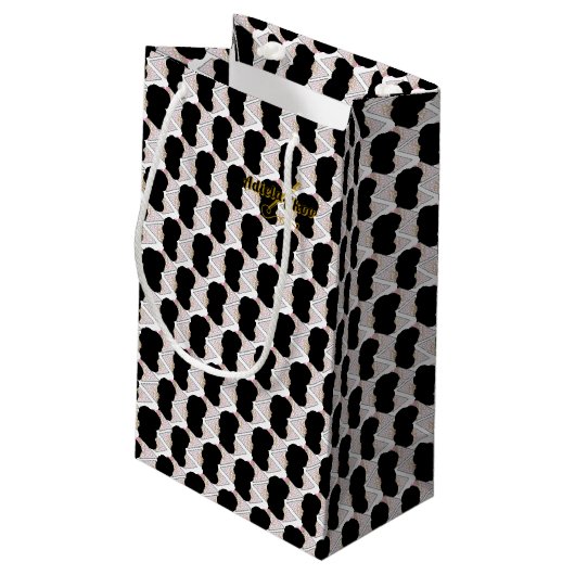 Sac cadeau Irrésistible Crème de glace fondue arro (Dos Angle)