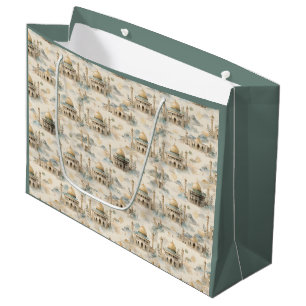 Sac cadeau islamique - Dessin de mosquée