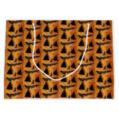 Sac cadeau Jack-O-Lantern à Visage Tilté (Devant)