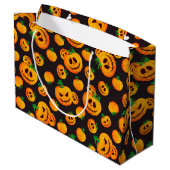Sac cadeau Jack-O-Lantern éffrayant pour Halloween (Dos Angle)