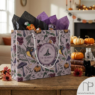 Sac Cadeau Jardin Colibri Spooky Prune