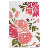 Sac cadeau Jardin Rose moderne (Dos)