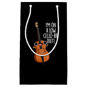 Sac Cadeau Je suis sur un petit bonbon de régime de violoncel