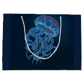 Sac cadeau Jellyfish Bleu (Dos)