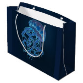 Sac cadeau Jellyfish Bleu (Dos Angle)