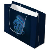 Sac cadeau Jellyfish Bleu (Devant Angle)