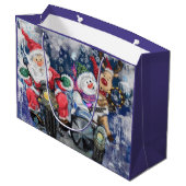 Sac Cadeau Joyeux Noël Amis (Dos Angle)