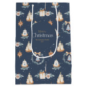 Sac cadeau Joyeux Noël personnalisé (Dos)