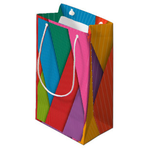 Sac cadeau Joyeux Triangles colorés