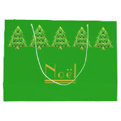 Sac cadeau Joyoux Noel vert (Dos)
