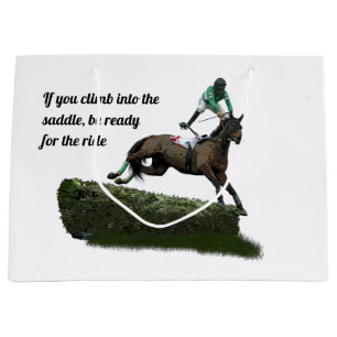 Sac cadeau Jumper Horse & Green Jockey