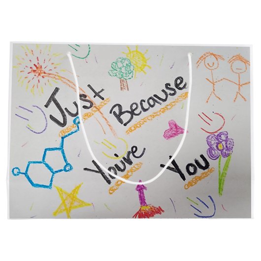 Sac cadeau - Juste parce que vous êtes vous (Dos)