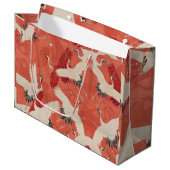 Sac cadeau Kimono de grues japonaises (Devant Angle)