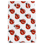 Sac cadeau Ladybugs Rouge et Blanc (Devant)