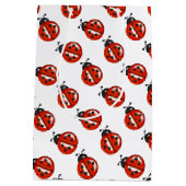 Sac cadeau Ladybugs Rouge et Blanc (Dos)