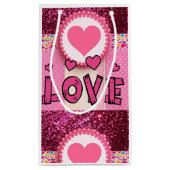 Sac cadeau L'amour de Valentine (Dos)