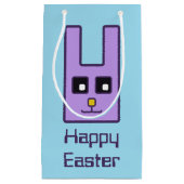 Sac cadeau lapin de Pâques carré (Petit) (Devant)