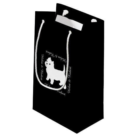 Sac Cadeau Le petit chien de Westie le plus mignon - (Dos Angle)