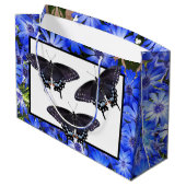 Sac cadeau Lg 3 Black Swallowtails (Dos Angle)