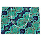 Sac Cadeau Lg Azurite/Géode Malachite (Devant)
