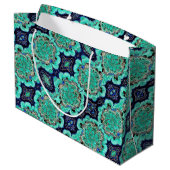 Sac Cadeau Lg Azurite/Géode Malachite (Dos Angle)