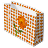 Sac cadeau (LG) - Fleurs de calendula (Dos Angle)
