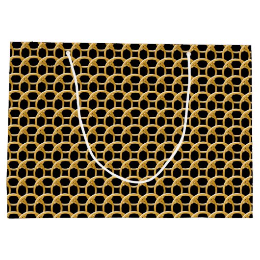 Sac cadeau (Lg) - Golden Chain Mail (Dos)
