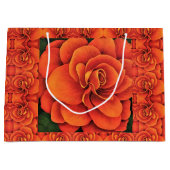 Sac Cadeau Lg Orange Begonia (Devant)