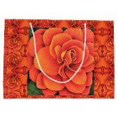 Sac Cadeau Lg Orange Begonia (Dos)